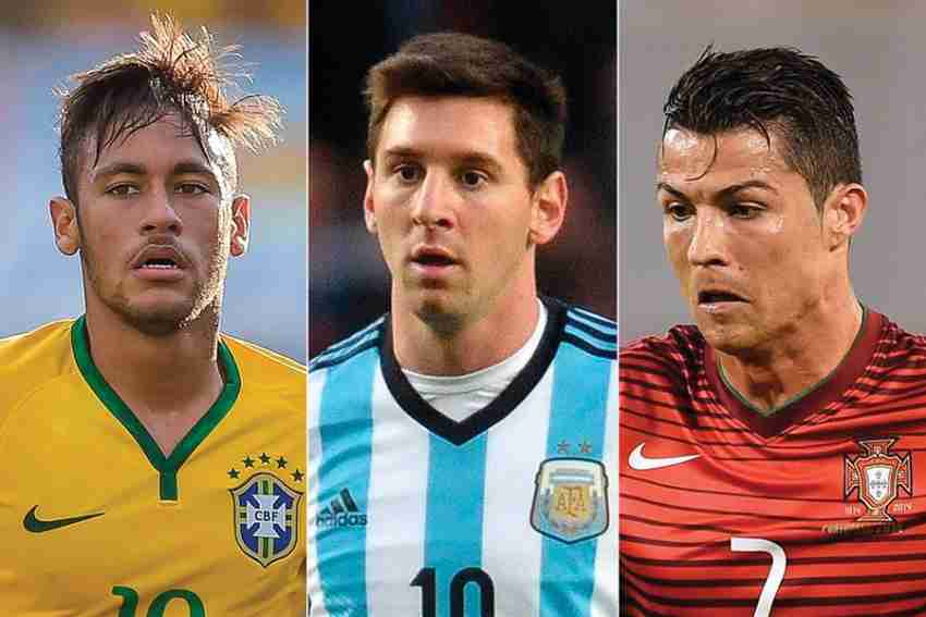 Messi Ronaldo Neymar Poster Lionel Messi Ronaldo Neymar 