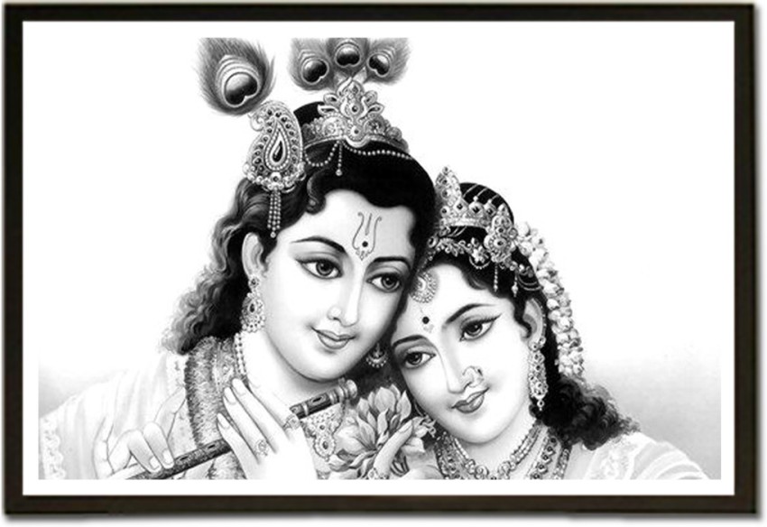 Radha Krishna Drawing by Subhash Sharma  Pixels