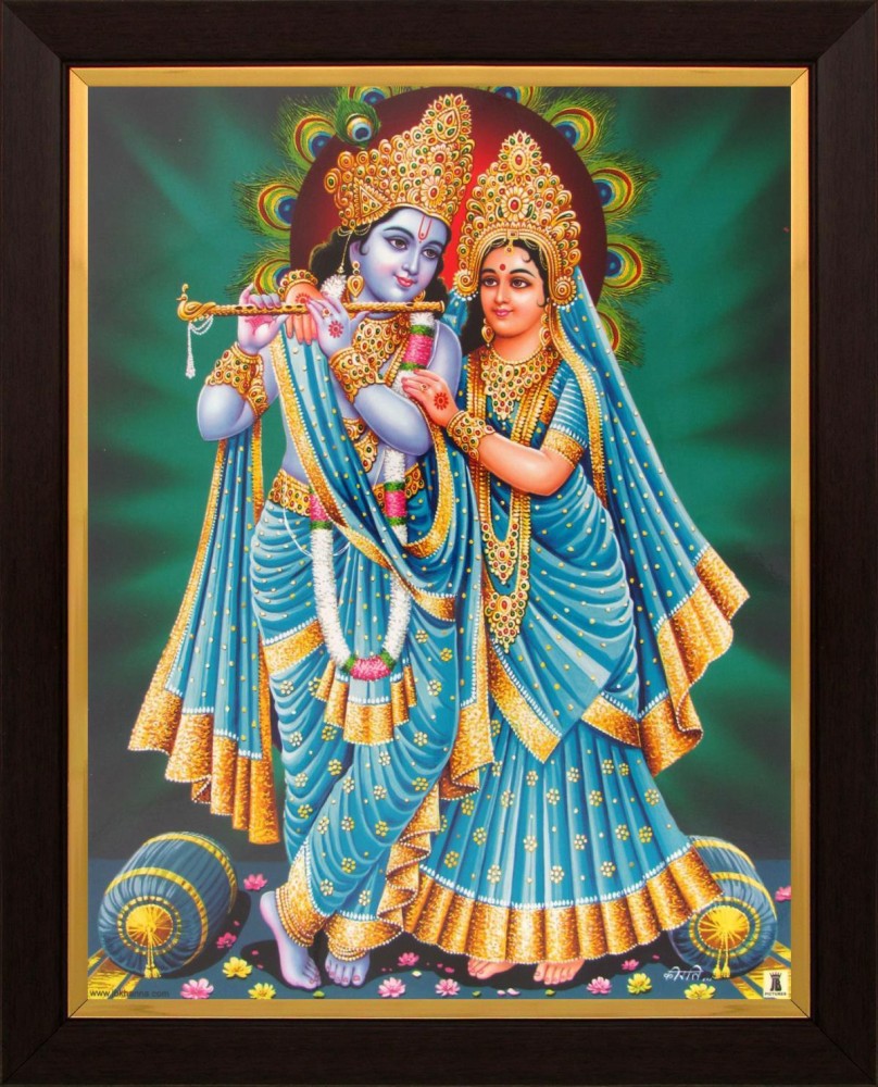 Lord Krishna / Radha Krishna Poster Paper Print - Art & Paintings ...
