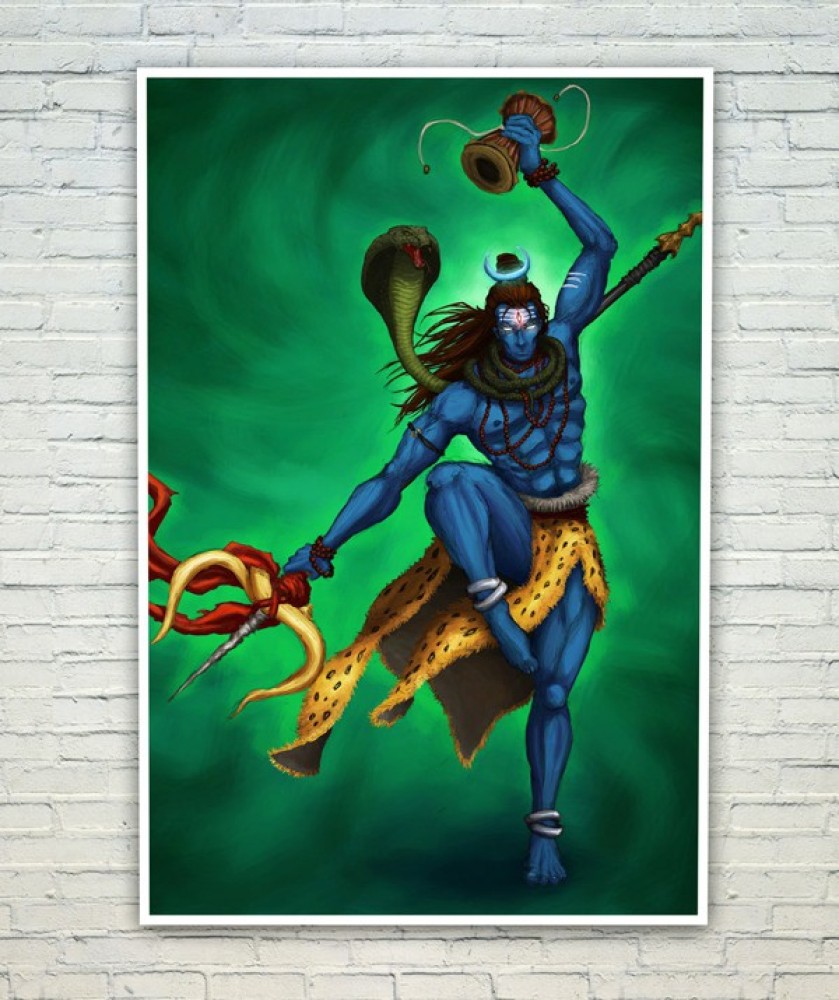 Shiva Tandav Poster Paper Print - Religious posters in India - Buy ...