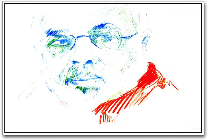Portrait sketch of Narendra Modi Canvas Print  Canvas Art by Mriganka  Bordoloi  Fine Art America