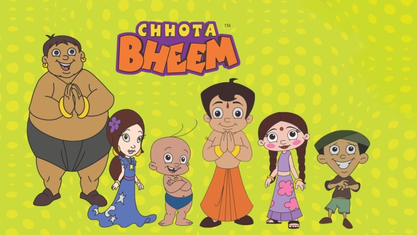 CHOTA BHIM CARTOON COMIC WALLPAPER ON FINE ART PAPER HD Fine Art Print -  Animation & Cartoons posters in India - Buy art, film, design, movie,  music, nature and educational paintings/wallpapers at