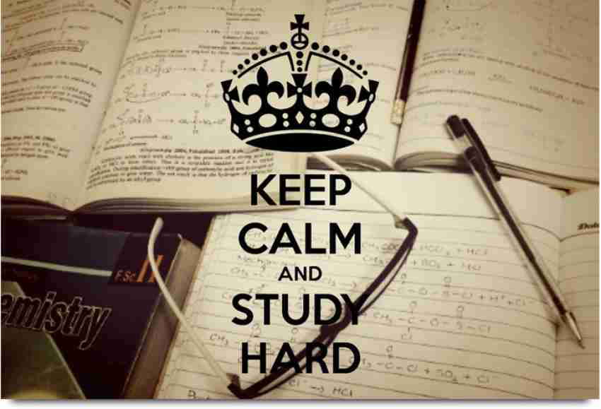 keep calm and study on