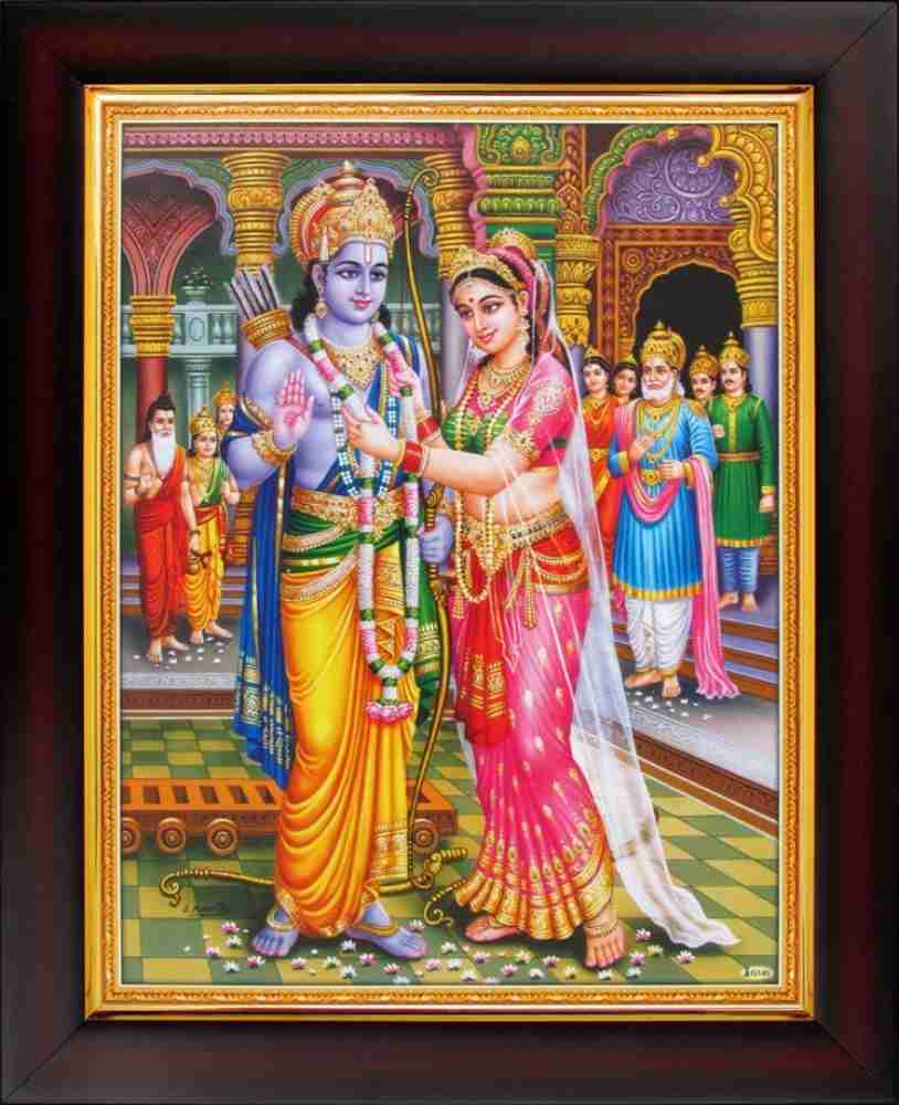 Lord Rama / Ram and Seetha / Sita Swayamvar Poster Paper Print ...