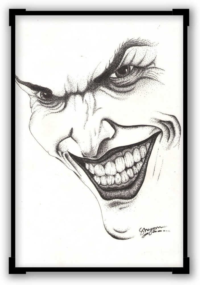 Shaqirin Sharel  Rough Joker Sketch