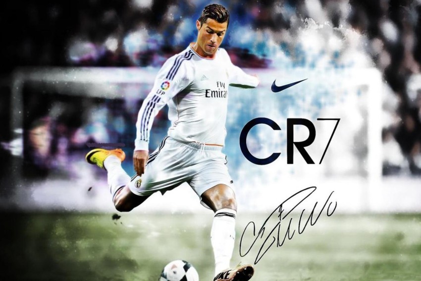 print o craft cristiano ronaldo red real madrid jersey Print