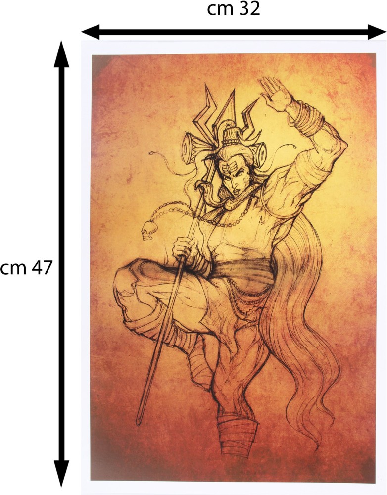 How to Draw Shiv tandav Drawing  Lord Shiva Drawing  Shiva Tandavam   Goddess Shiv Drawing  YouTube