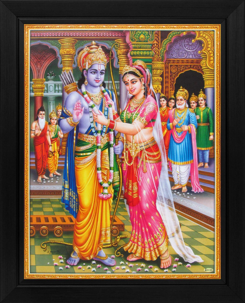 Lord Rama / Ram and Seetha / Sita Swayamvar Poster Paper Print ...