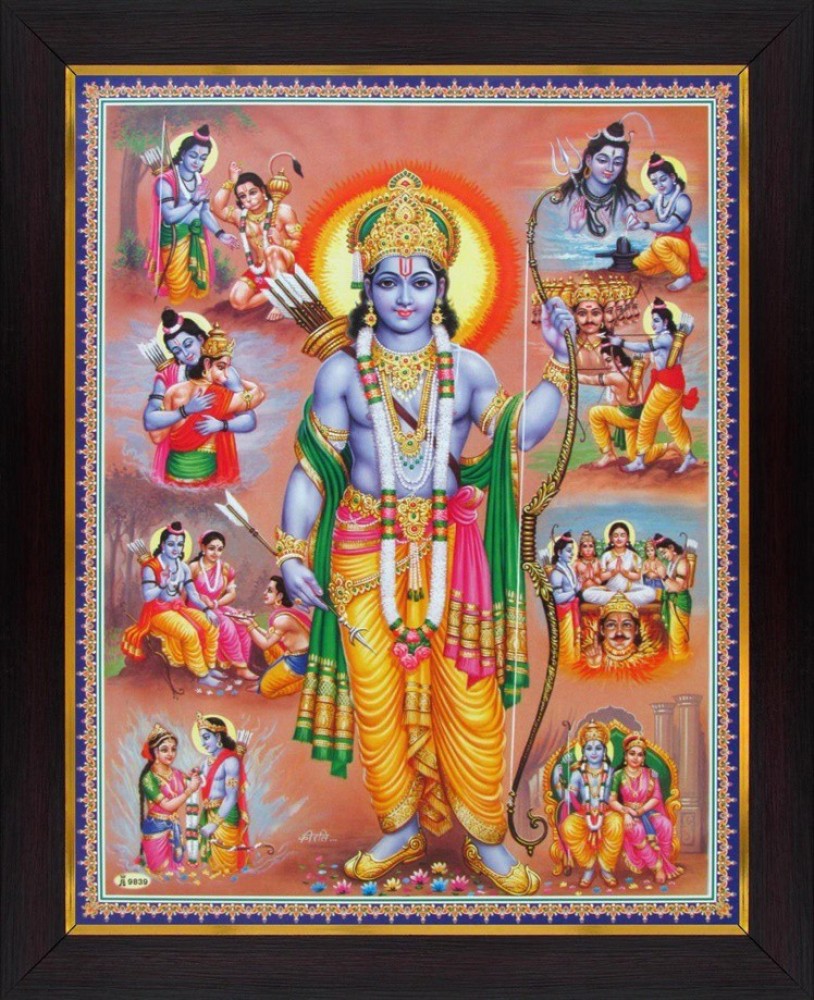 Lord Rama / Ram / Ramayana Poster Paper Print - Art & Paintings ...