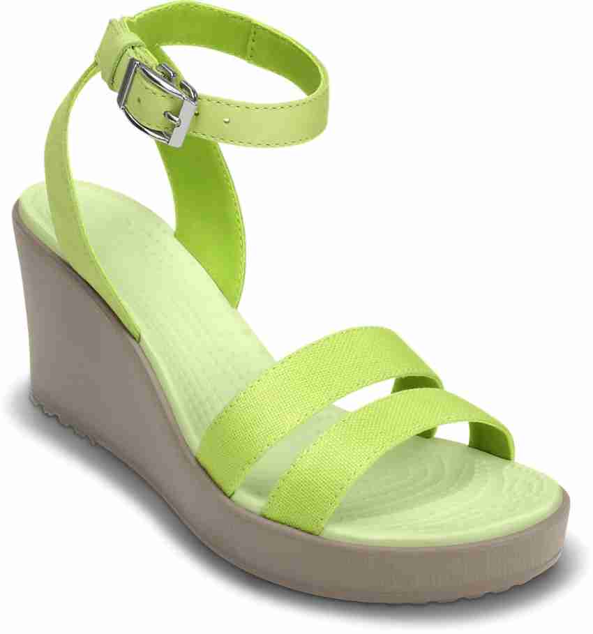 crocs leigh wedge uk