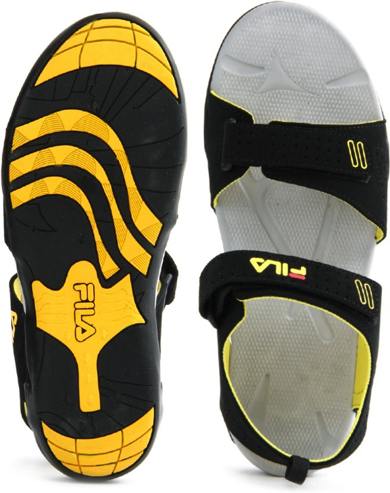 Fila hot sale sandals yellow