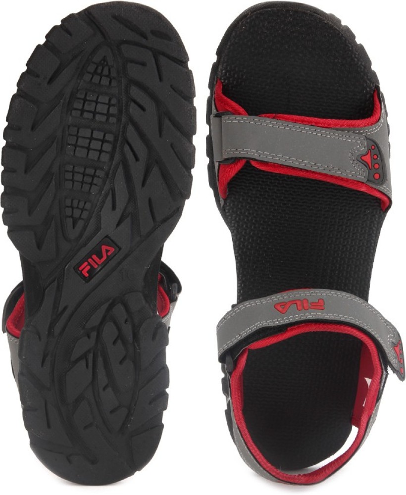 FILA Men Grey, Red Sports Sandals - Buy Grey, Red Color FILA Men Grey, Red Sports Sandals Online at Best - Shop Online for Footwears in India | Flipkart.com