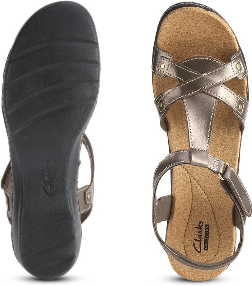 Clarks pewter deals sandals