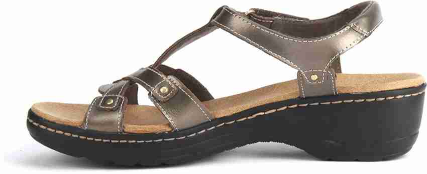 Clarks new arrivals pewter sandals