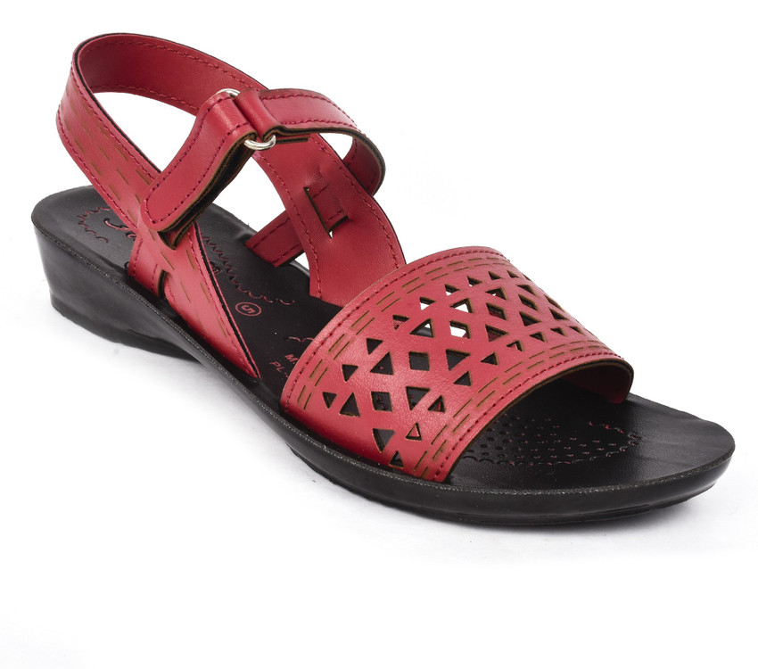 action Women Black Sandals