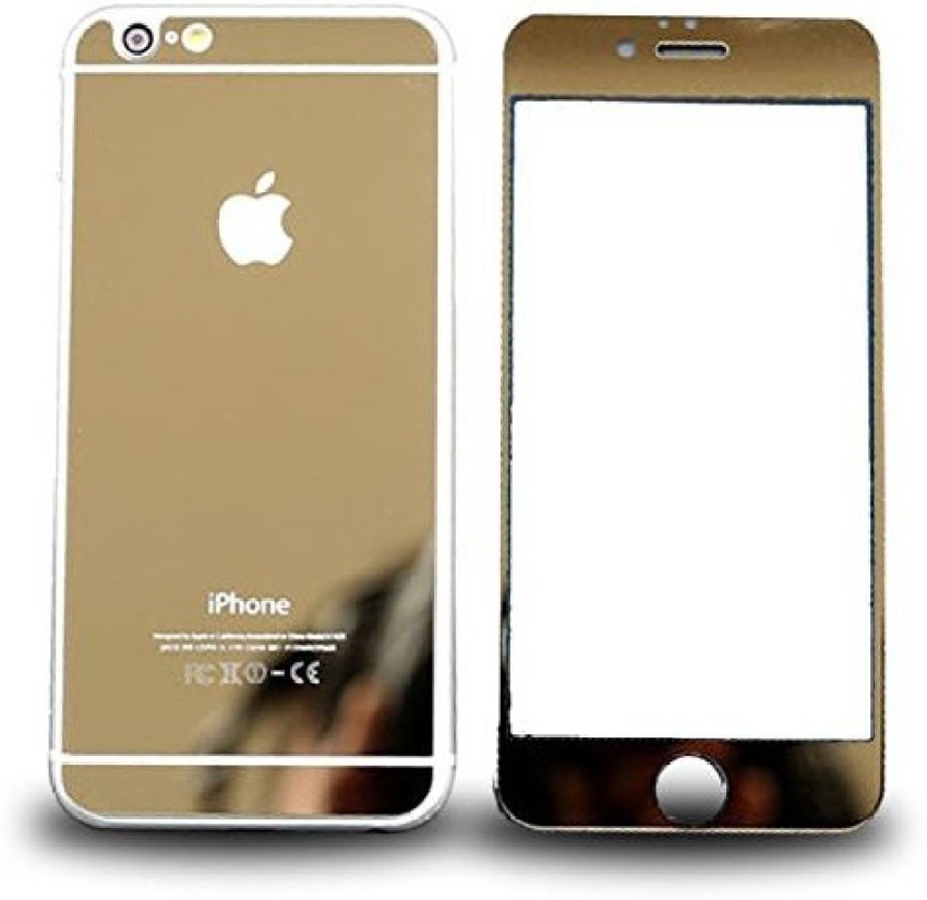 Mudshi Tempered Glass Guard for Apple iPhone 4s Rose Gold Color (front and  back) Mudshi