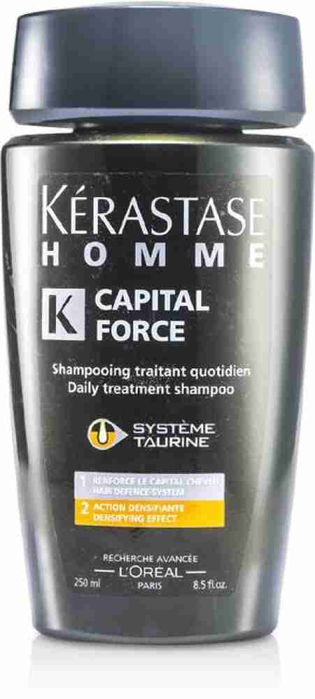 KERASTASE Homme Force Daily Treatment Shampoo Effect) - Price in India, KERASTASE Homme Capital Force Daily Treatment Shampoo Densifying Effect) Online In India, Reviews, Ratings & Features | Flipkart.com