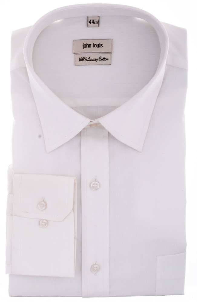 Buy john louis Men's Formal Shirt (jl-MOR-15 44, Cream) at