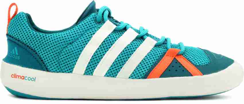ADIDAS Climacool Boat Lace Outdoors Shoes For Men - Buy Green, White Color ADIDAS Climacool Boat Lace Shoes For Men Online at Best Price - Shop Online for Footwears in India