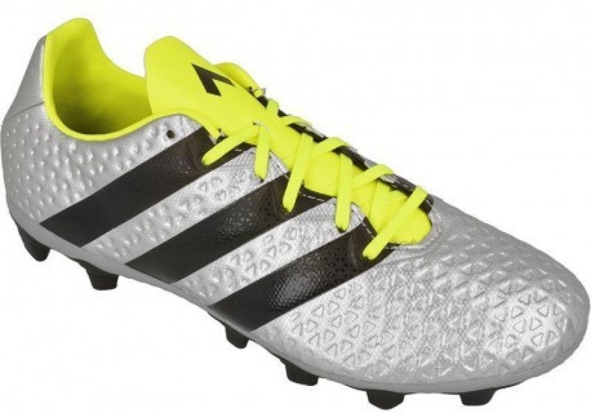 ADIDAS ACE 16.4 FXG Football Shoes For Men Buy silver met./core black/solar yellow ADIDAS ACE 16.4 FXG Shoes For Men Online at Best Price - Shop Online for Footwears