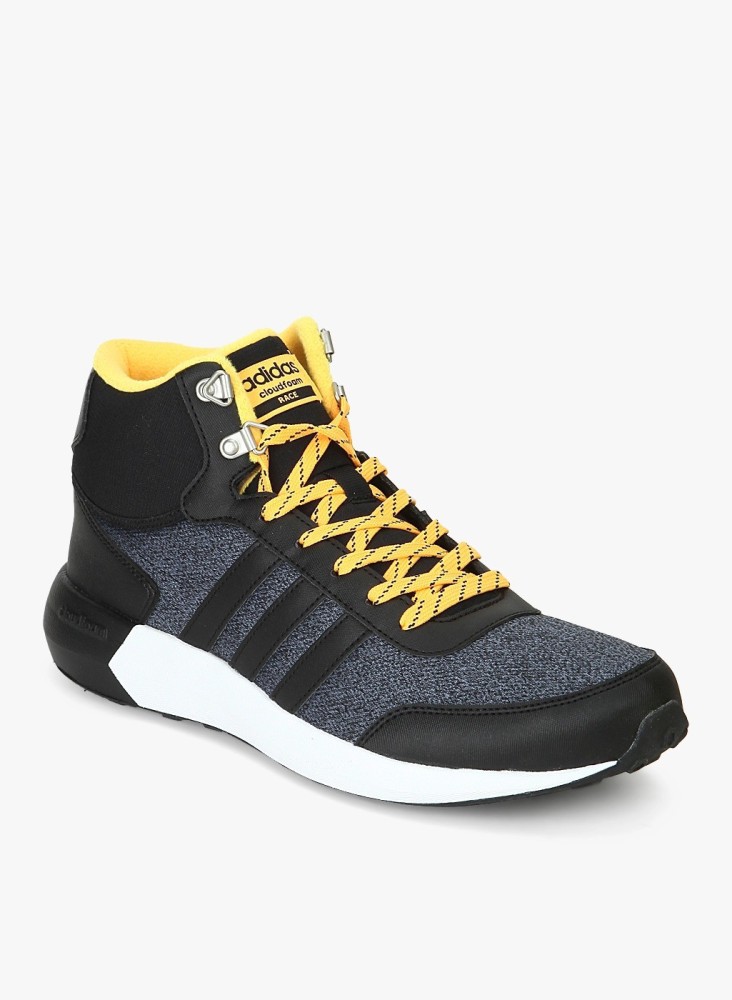 ADIDAS NEO CLOUDFOAM RACE WTR MID Sneakers For Men - Buy CBLACK/CBLACK/SOGOLD Color ADIDAS NEO CLOUDFOAM RACE WTR MID Sneakers For Men Online at Best Price - Shop Online for in |