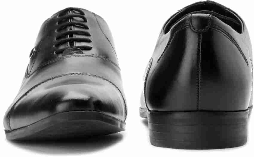 Buy LOUIS PHILIPPE Black Mens Leather Formal Lace Up Shoe