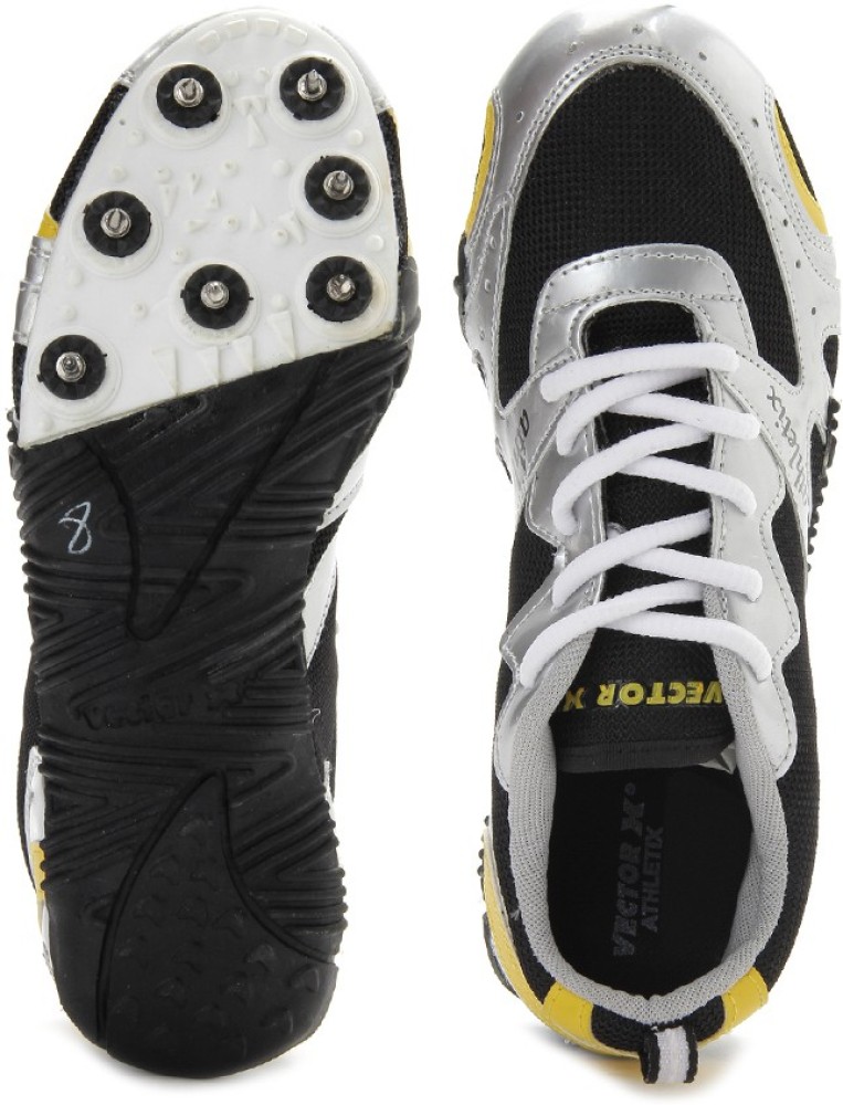 Buy Vector X FLYER-SPIKE Running Spike Shoes for Men with Removeable Spike(Black/Gold)  Online at Best Prices in India - JioMart.