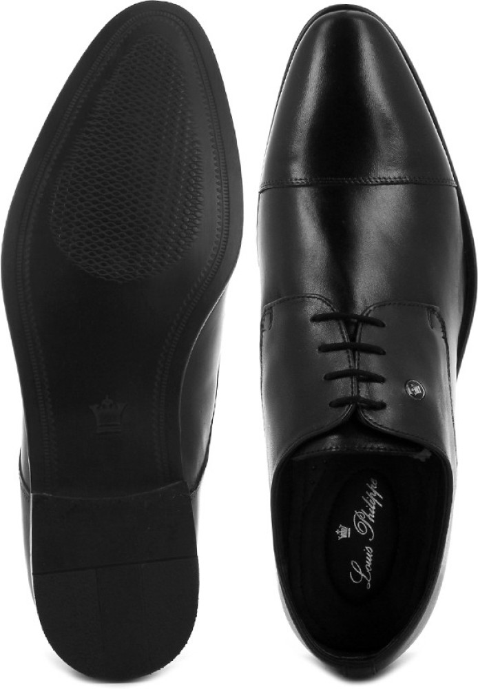 Louis Philippe Formal Shoes : Buy Louis Philippe Black Lace Up Shoes Online