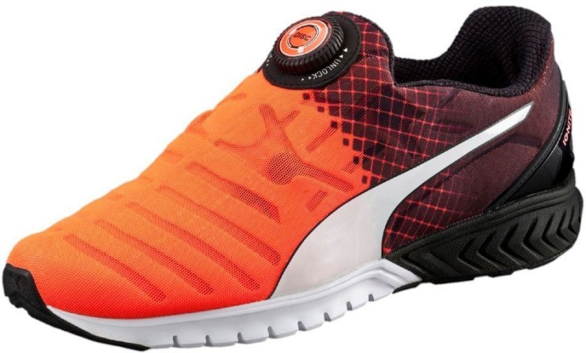 PUMA Dual DISC Shoes For Men - Buy Red Blast-Puma Black-Puma White Color IGNITE Dual Running Shoes For Men Online at Best Price - Shop Online for Footwears