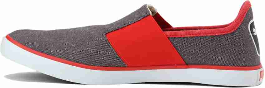 puma lazy slip on sneakers orange