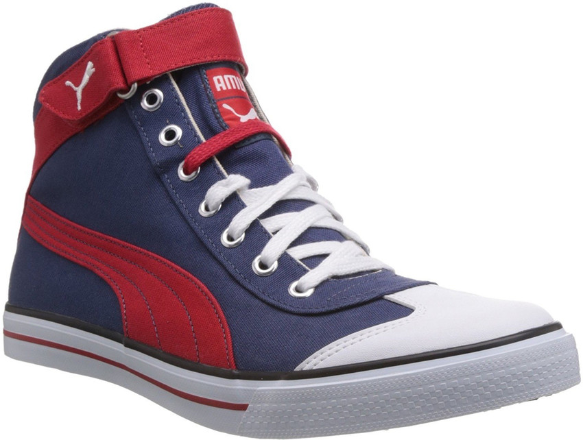 Puma canvas top high top
