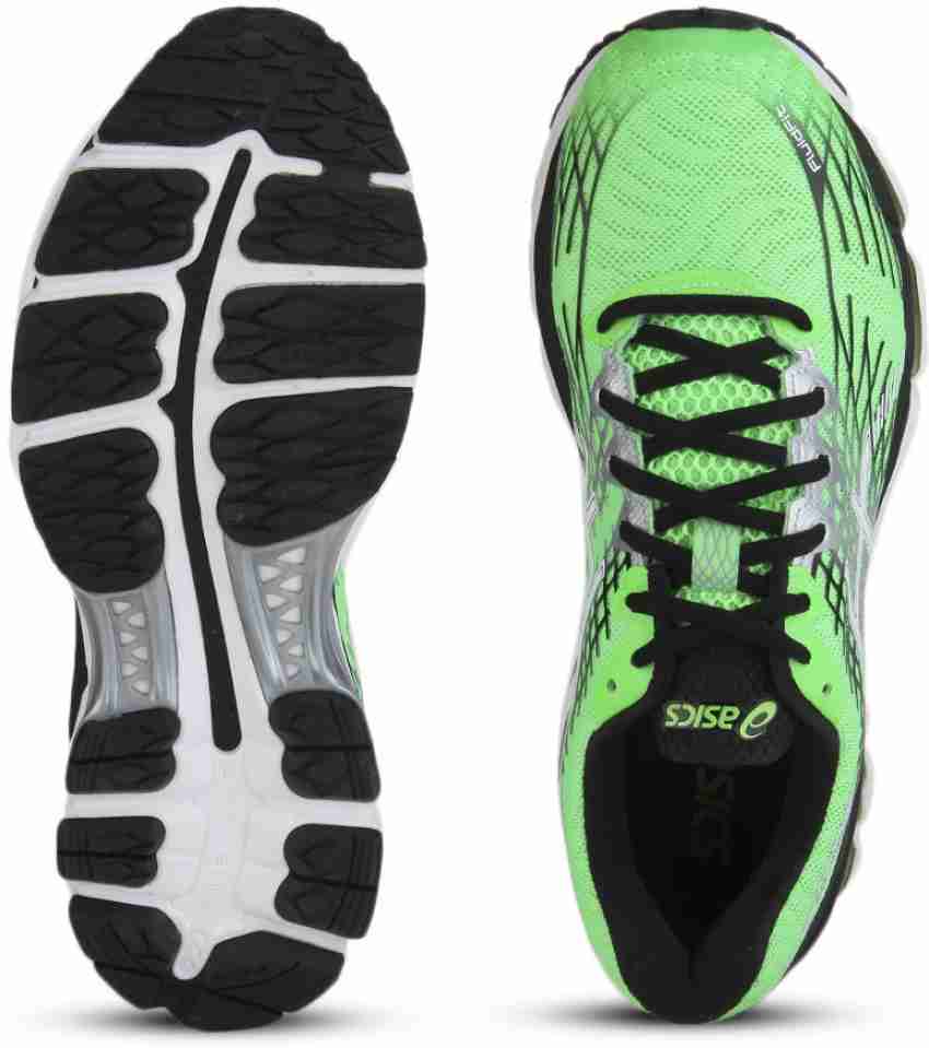 Asics Gel-Nimbus 17 (2E) Men Running For Men - Buy FLASH GREEN/WHITE/BLACK Color Asics Gel-Nimbus 17 (2E) Men Running Shoes For Men Online at Best Price Shop Online for Footwears