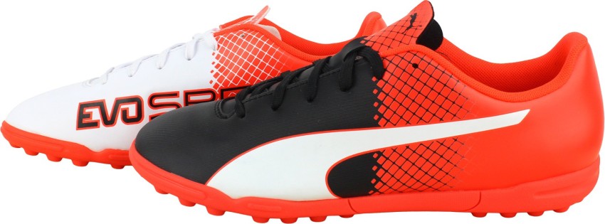 evoSPEED 5.5 TT Football For Men - Buy Puma Black-Puma White-Red Blast Color PUMA evoSPEED 5.5 Shoes For Men Online at Best Price - Shop Online for Footwears in India | Flipkart.com
