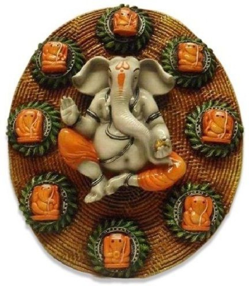 Kalaplanet Fiber Ashtavinayak Ganpati Wall Hanging Decorative ...