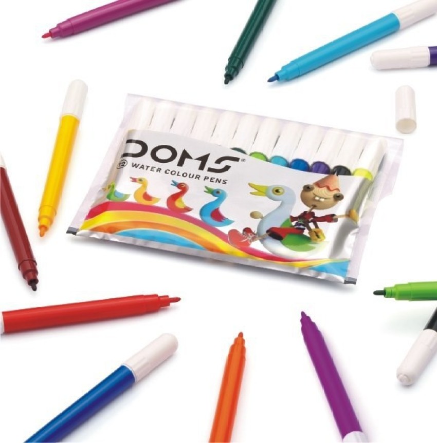 Doms Sketch Max 12 ShadesSketch Pen Set For Kids Safe For Children Pack of  6