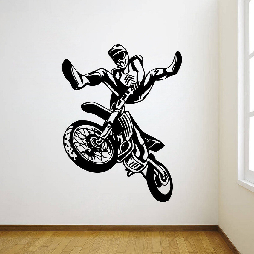 Decor Villa 43 cm Decor villa Bike riding time Wall decal