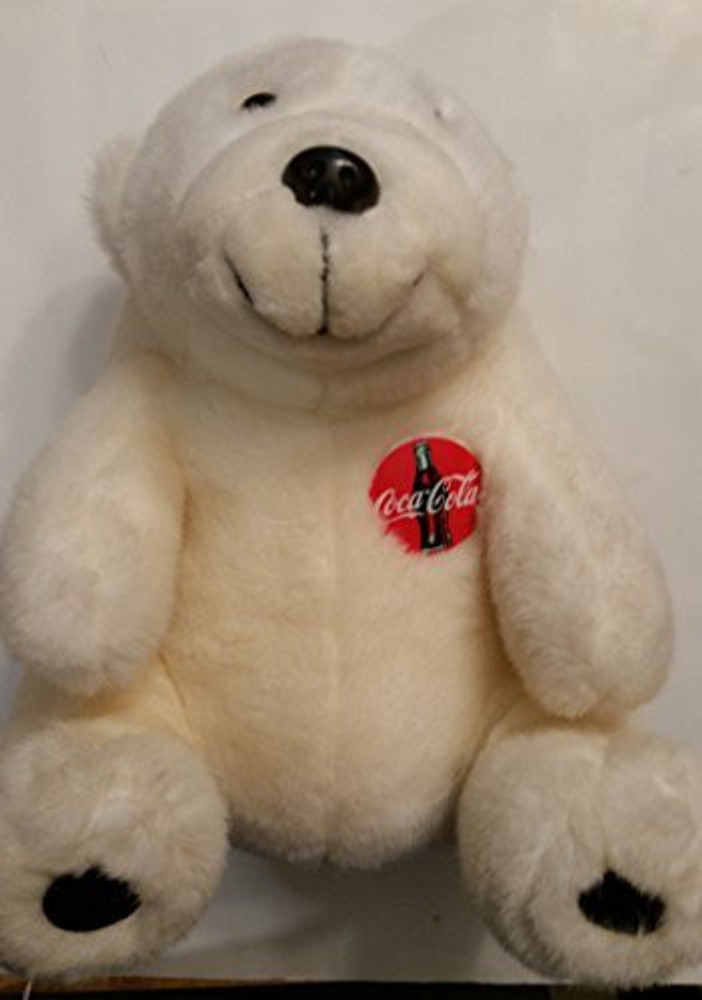 Coca cola plush polar bear 1993 on sale