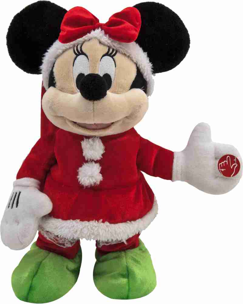 minnie mouse christmas plush