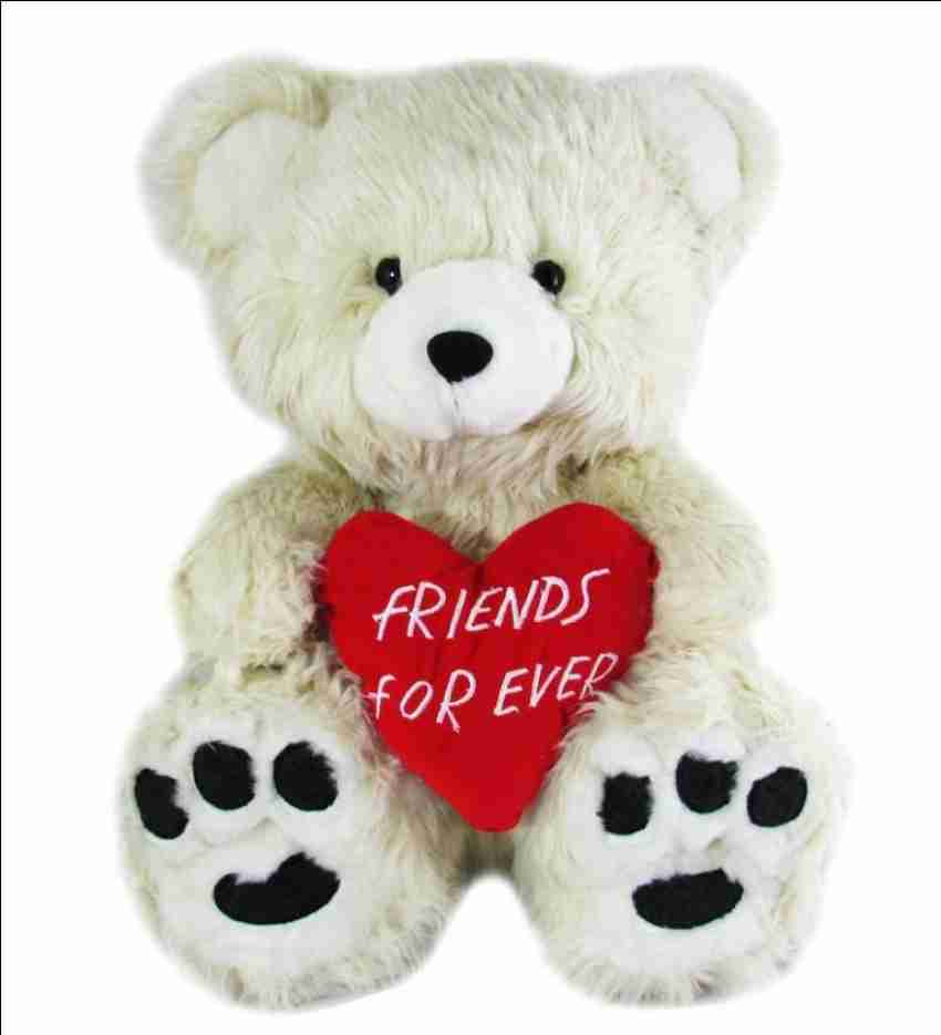 Play N Pets Cute Teddy Bear With Heart - Friends Forever - 55 cm ...