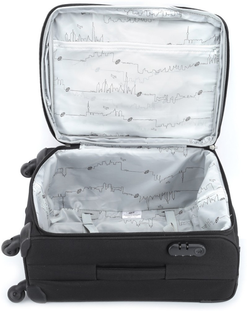 AMERICAN TOURISTER Expandable Cabin Suitcase 21 inch Black Price in  India
