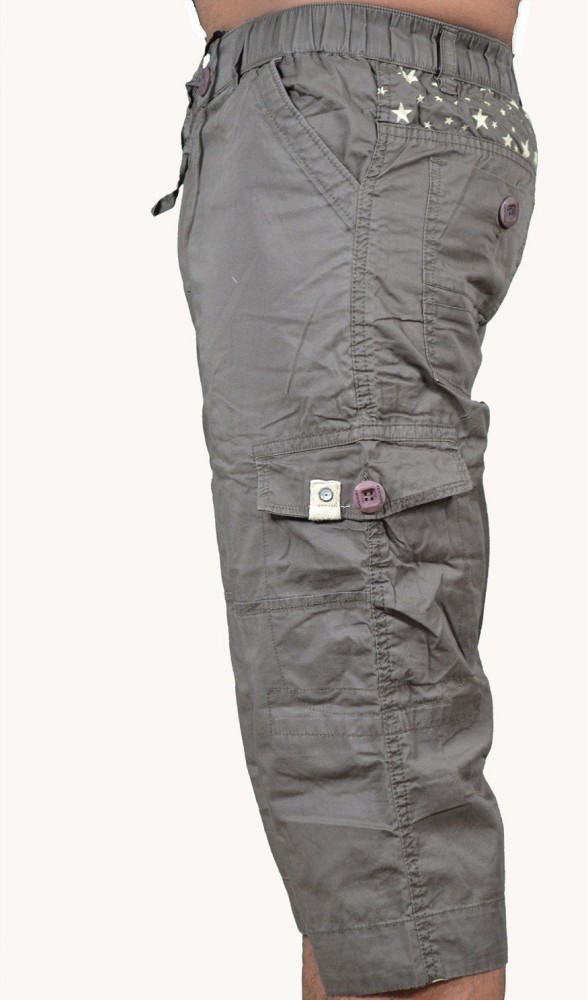 Grey Casual Wear Mens Full Length Pocket Pant Machine wash