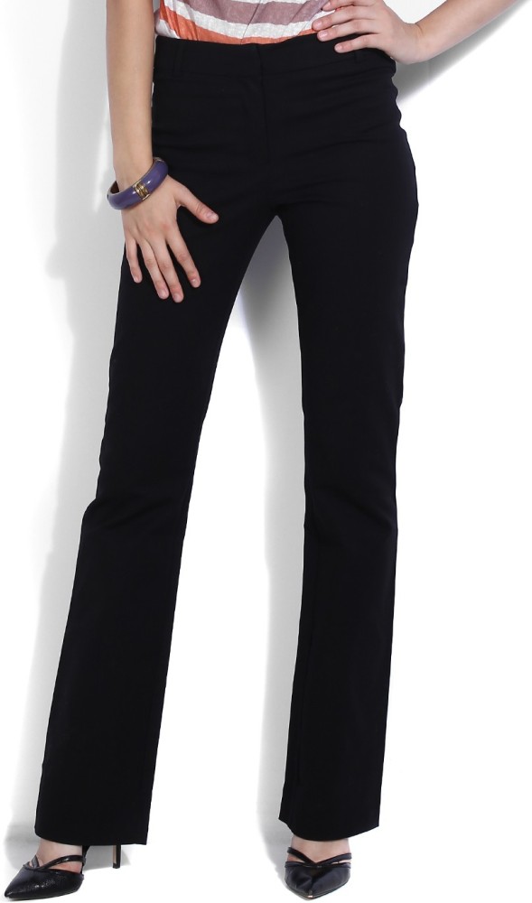 Forever New Regular Fit Women Black Trousers  Buy 23159902 Forever New  Regular Fit Women Black Trousers Online at Best Prices in India   Flipkartcom