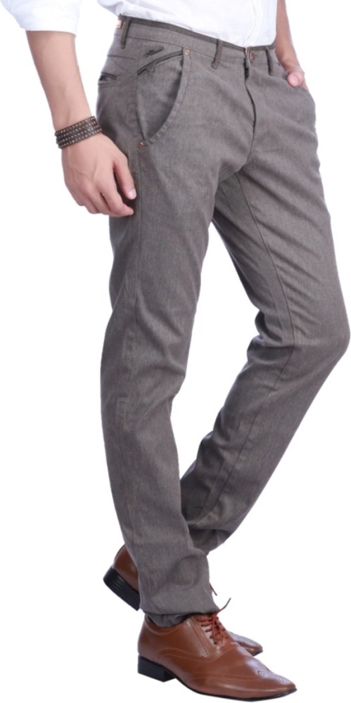 Sixth Element Regular Fit Men Brown Trousers  Buy Sixth Element Regular  Fit Men Brown Trousers Online at Best Prices in India  Shopsyin