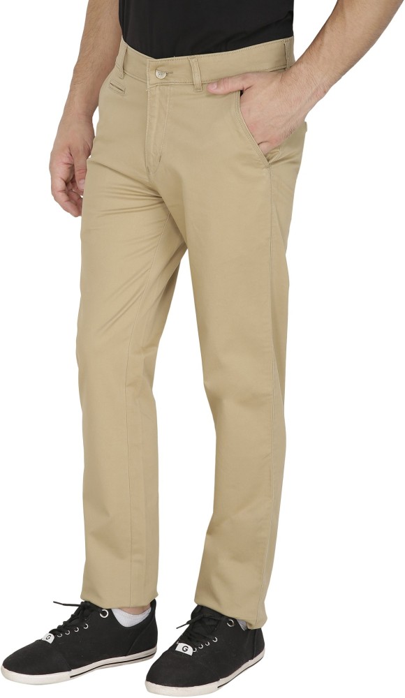 Buy Beige SPARKY Slim Fit Men Beige Trousers Online at Best Prices in India   Flipkartcom