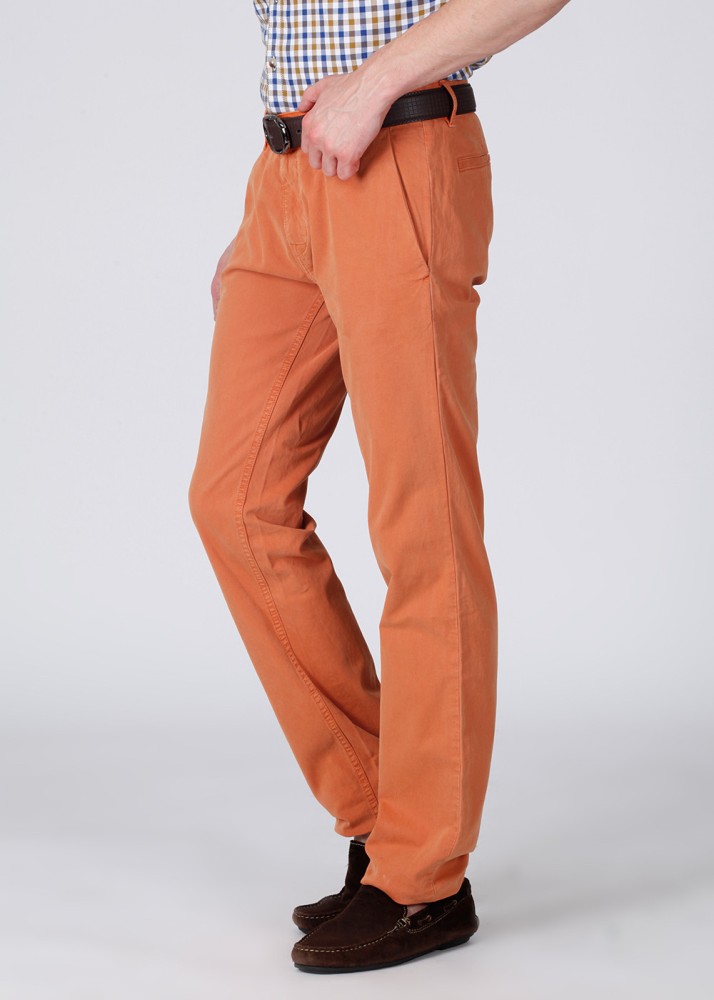 BOSS  Slimfit trousers in papertouch stretchcotton gabardine
