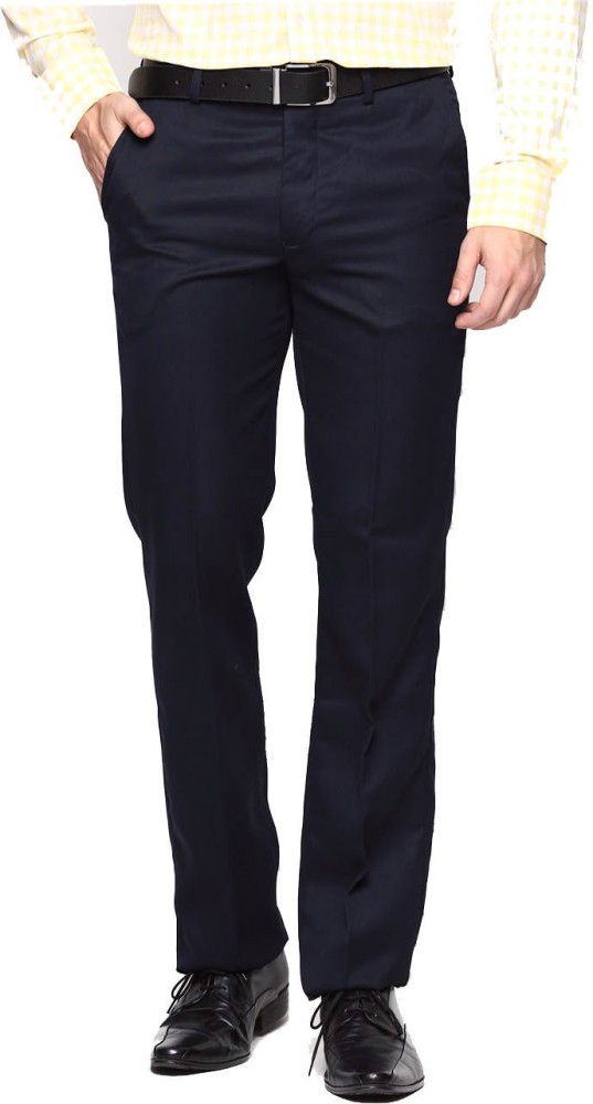 Royal Navy Blue Ultra Slim Fit Tuxedo Pants for Women – LITTLE