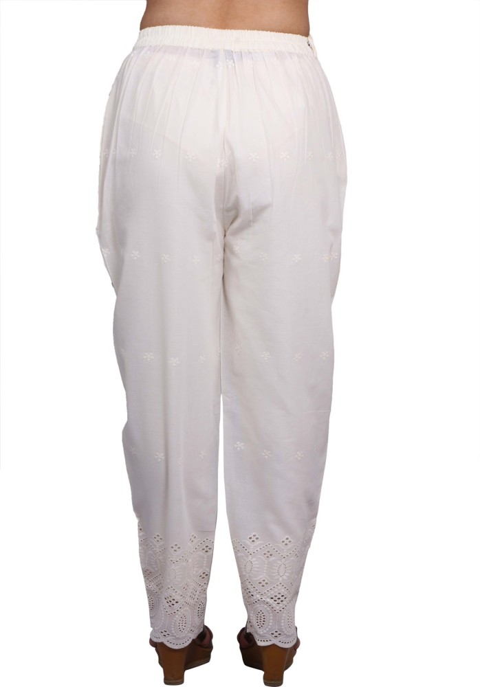 Buy Juniper Womens Plus Size Black Cotton Flex Embellished Hakoba Pants at  Amazonin