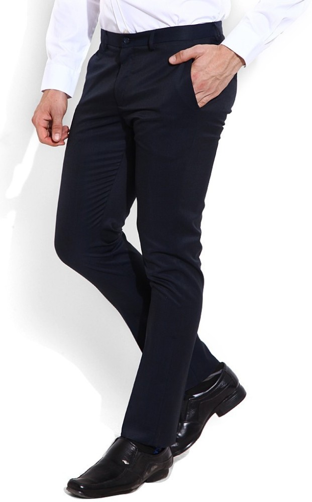 Buy BLACKBERRYS Structured Polyester Cotton Slim Fit Mens Work Wear  Trousers  Shoppers Stop