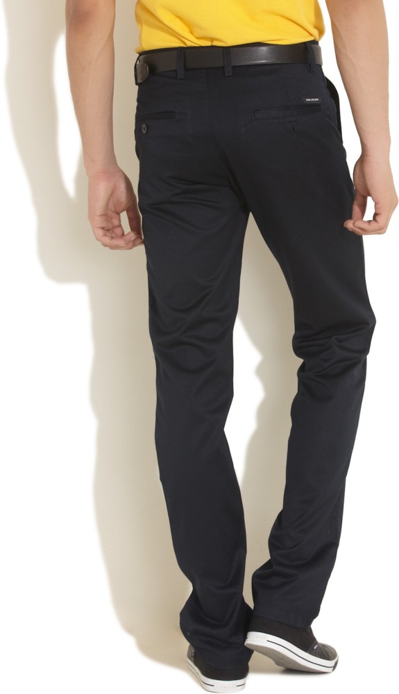 Buy COOL COLORS Men Beige Slim Fit Solid Regular Trousers  Trousers for  Men 9935661  Myntra