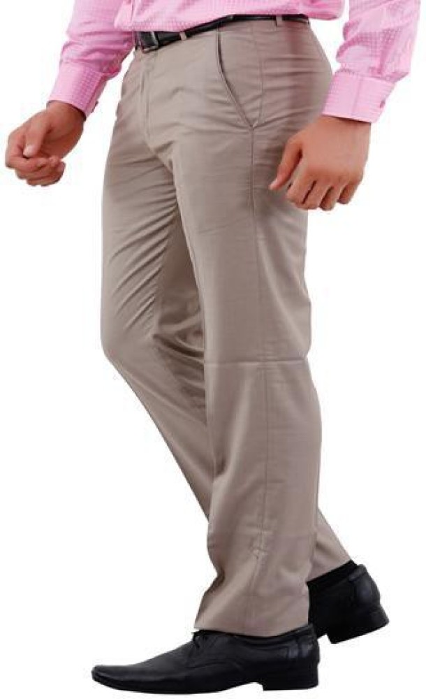 Buy LaMODE Men Black Regular Fit Solid Formal Trousers  Trousers for Men  2342563  Myntra